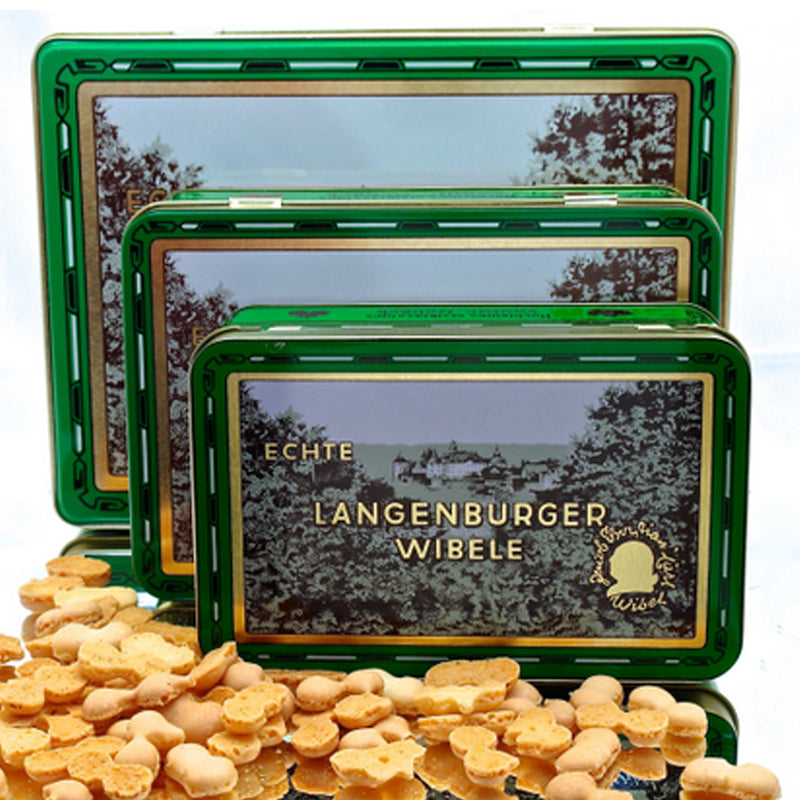Wibele originales de Langenburg de Alemania en la caja Nostalgia