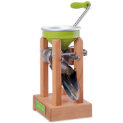 Laminador de grano Eschenfelder, modelo de mesa, tolva de aluminio