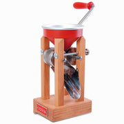 Laminador de grano Eschenfelder, modelo de mesa, tolva de aluminio