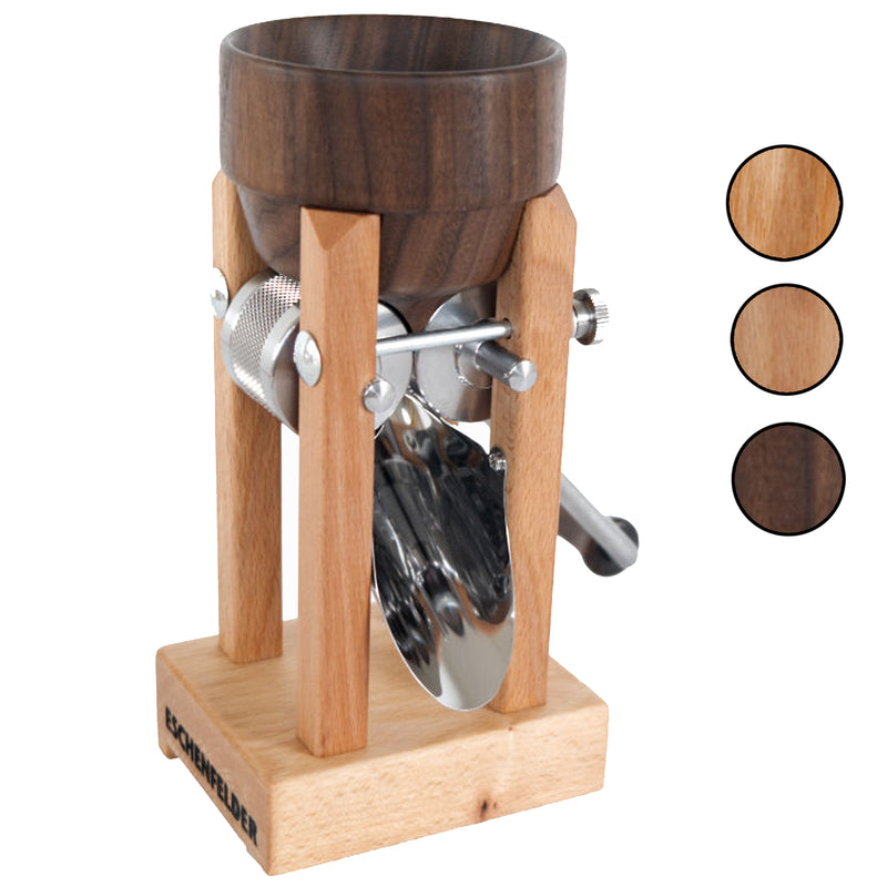 Eschenfelder Grain Flaker, Table Model, Wooden Funnel
