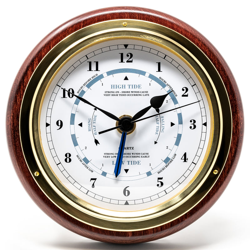 alt
Fischer Tide Clock、真鍮／マホガニー色 - 1434GU-22