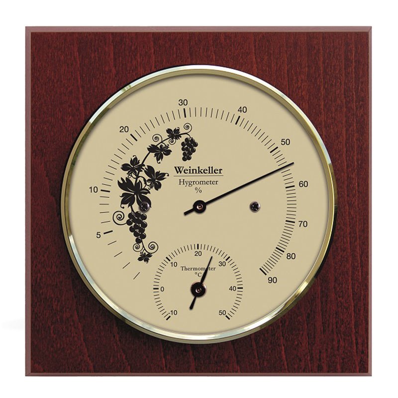 alt
Fischer Higrómetro y termómetro para bodega de vinos 140 mm / 5.5" - 1225HT-22 (alemán, °C)