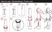 Hario Mobile Mill Stick plus Comandante Adapter