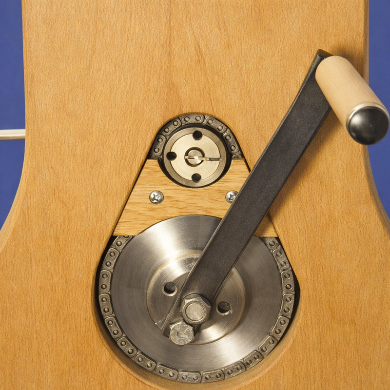 hawos Rotare Hand Grain Mill with 3-Stage Chain Reduction and 125 mm Ø Vertical Milling System
