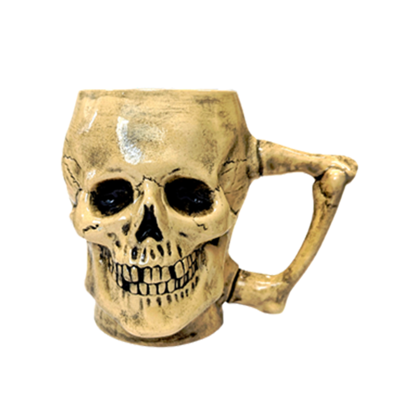 KING-WERK Beer Mug "Skull" Totenkopf 0.4 Liter (13.5 fl oz)