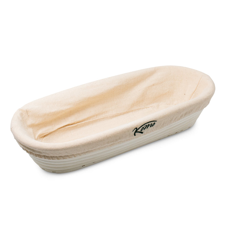 Cesta de Prueba de Ratan Largo Komo con Cubierta de Lino - 06046