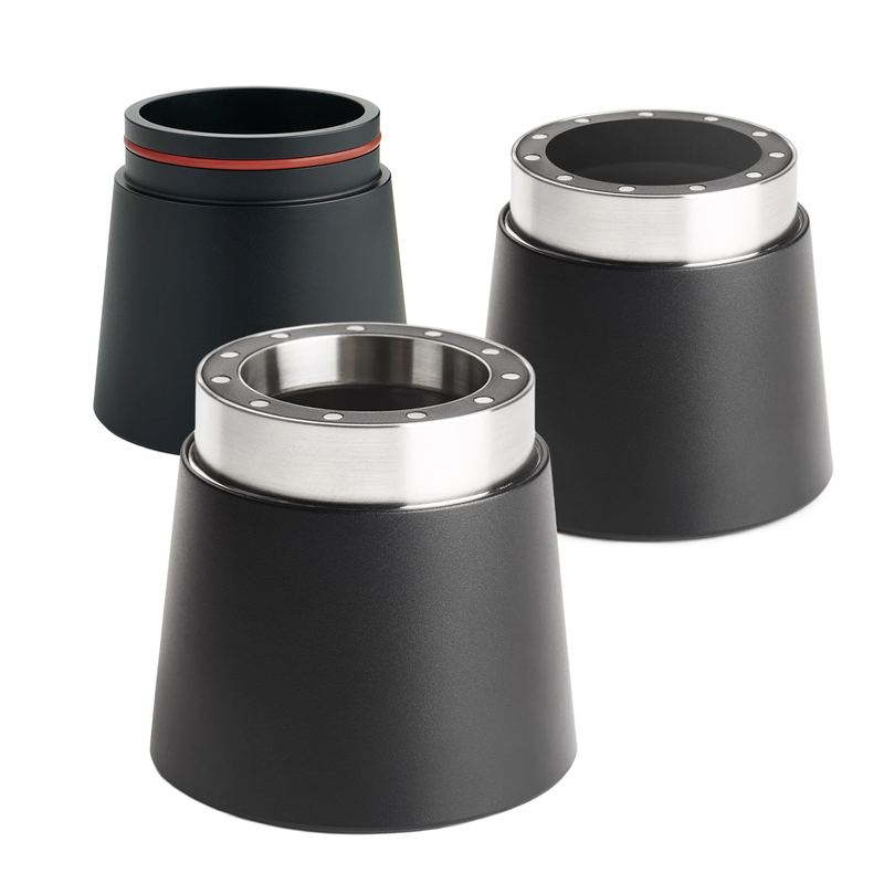 Kinu Catch Cup, O-Ring de aluminio, magnético de aluminio, o magnético de acero inoxidable - Compatible con la serie M47