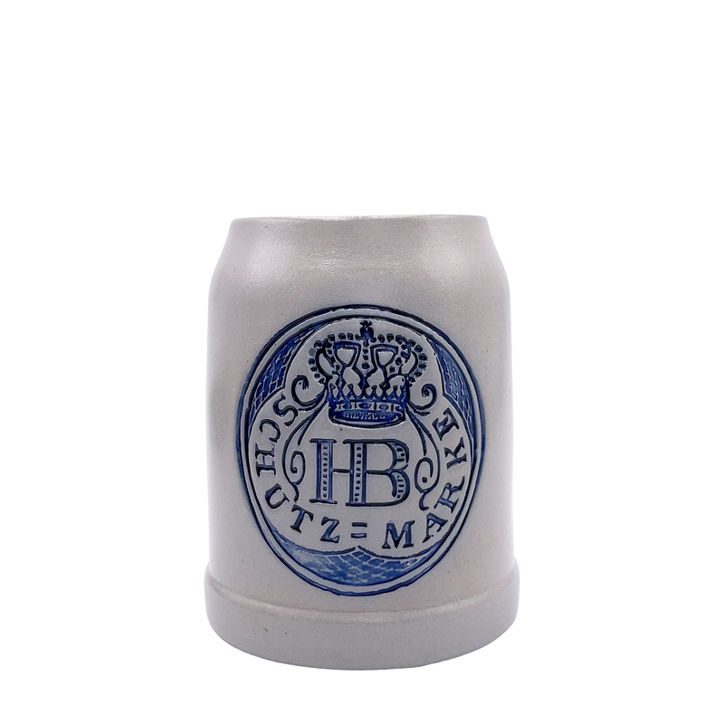 Original Hofbräuhaus München Beer Stein "Keferloher" Salt Glaze – 0.5L (16.91 fl oz) - No. 1000481