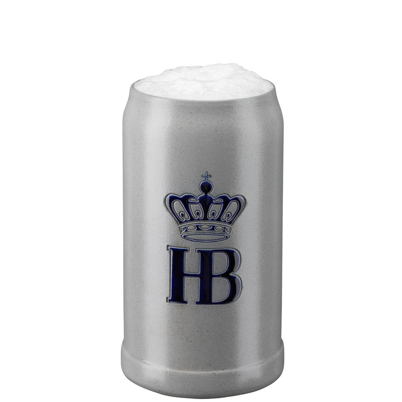 Original Hofbräuhaus München Beer Stein "Salt Glaze"