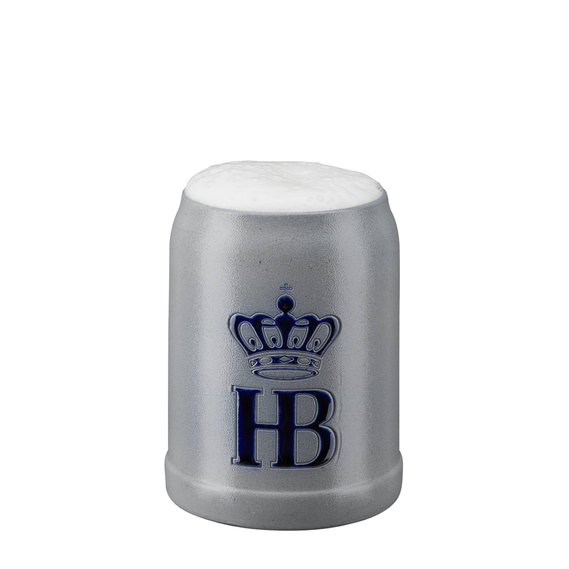 Original Hofbräuhaus München Beer Stein "Salt Glaze"