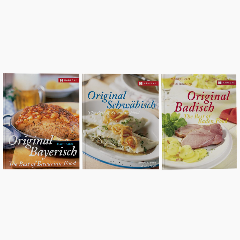 Three books: Best of Swabian/Bavarian/Baden Food