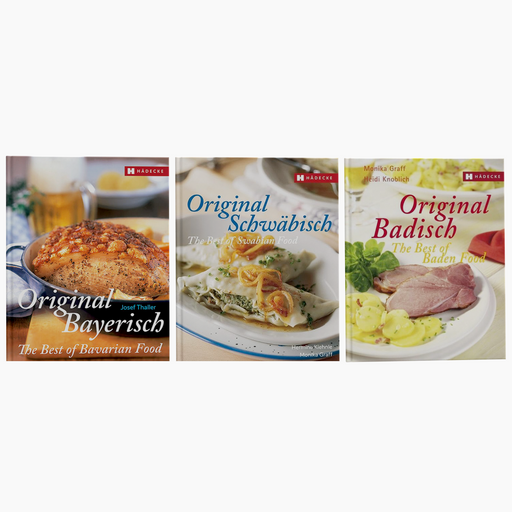 Three books: Best of Swabian/Bavarian/Baden Food