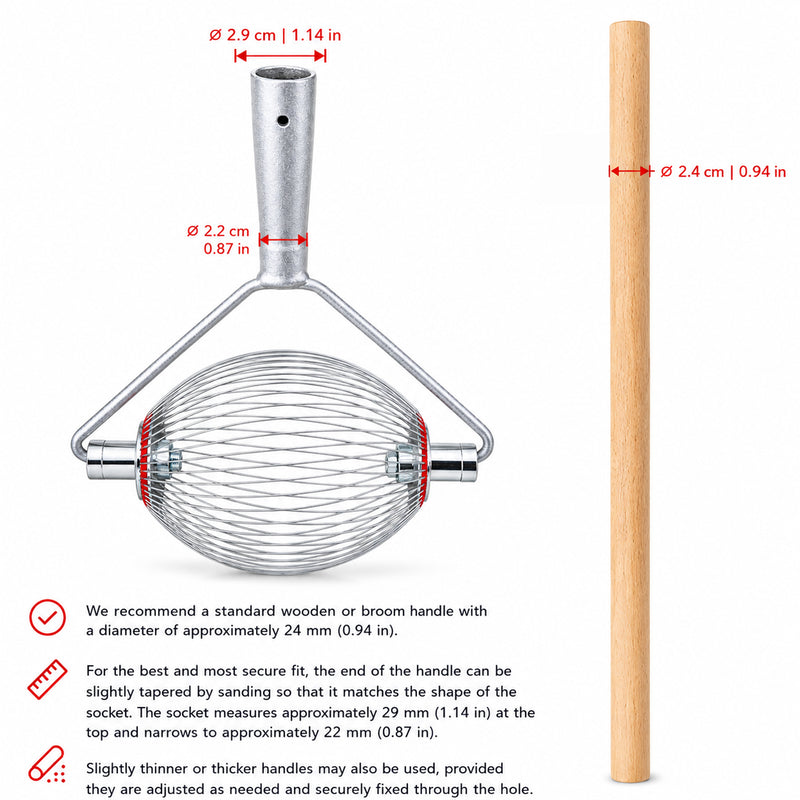 Rollblitz Nut Collector - Walnut or Hazelnut Version, Made in Germany