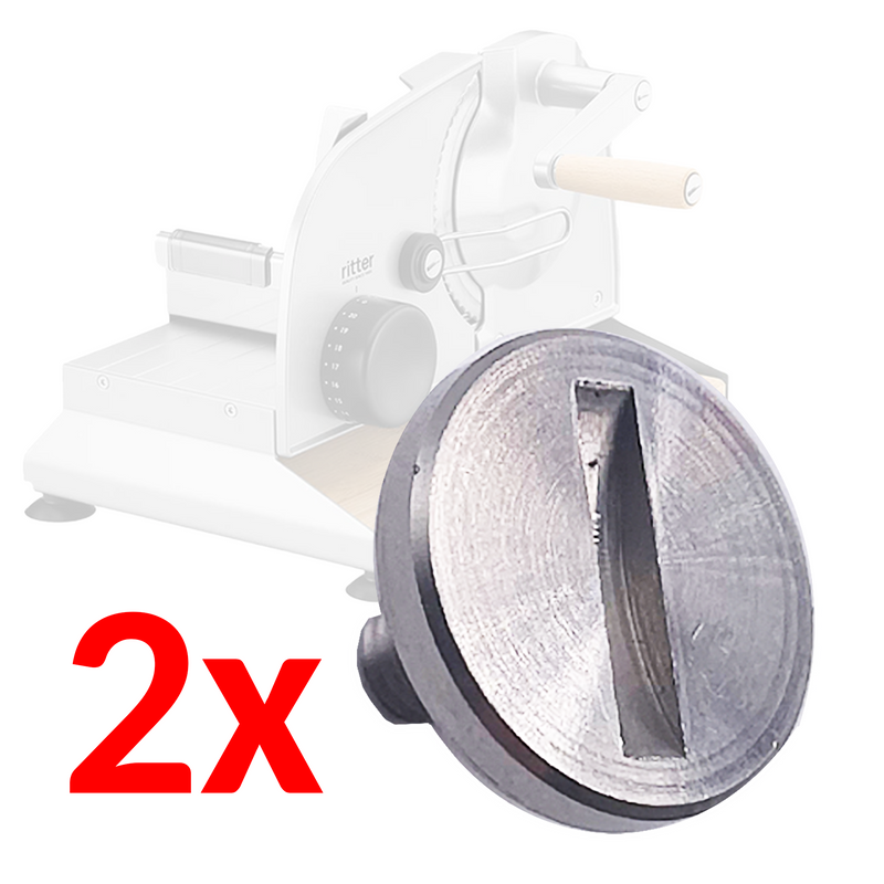 2x Tornillo de bloqueo Ritter para cortadora de pan y alimentos Manus 3 y Amano 5 - 107620