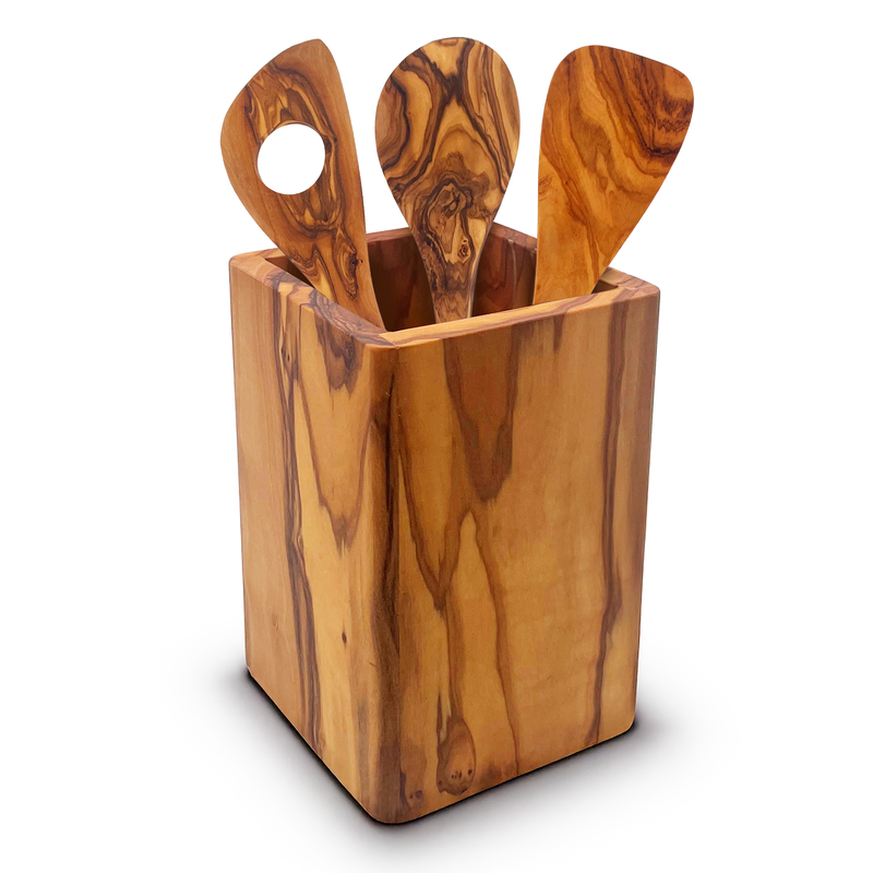 Juego de utensilios de cocina de madera de olivo PASTERKAMP