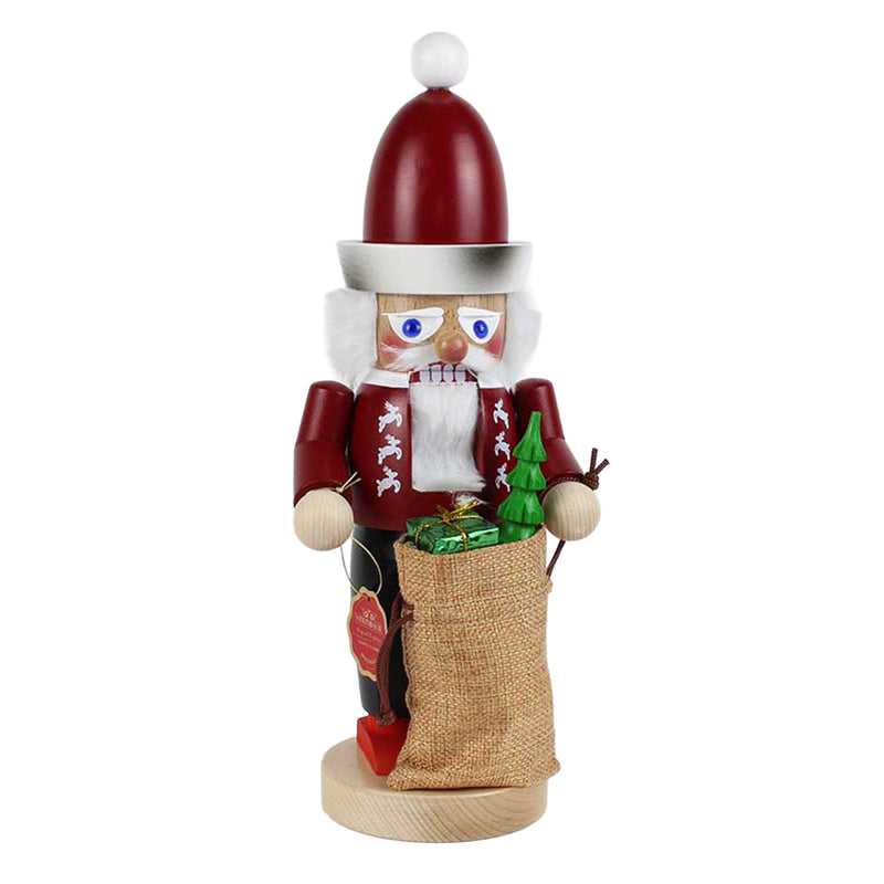 Steinbach Chubby Bavarian Santa - German Handmade Nutcracker  - 13.4"/34 cm
