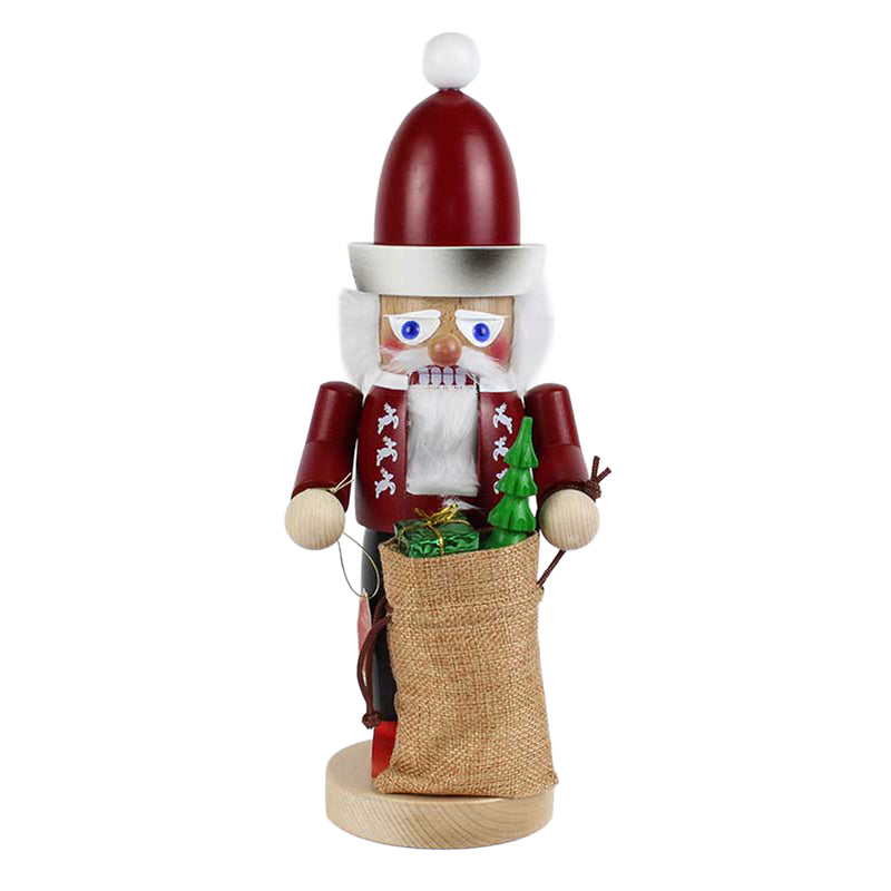 Steinbach Chubby Bavarian Santa - German Handmade Nutcracker  - 13.4"/34 cm