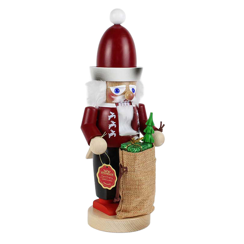 Steinbach Chubby Bavarian Santa - German Handmade Nutcracker  - 13.4"/34 cm