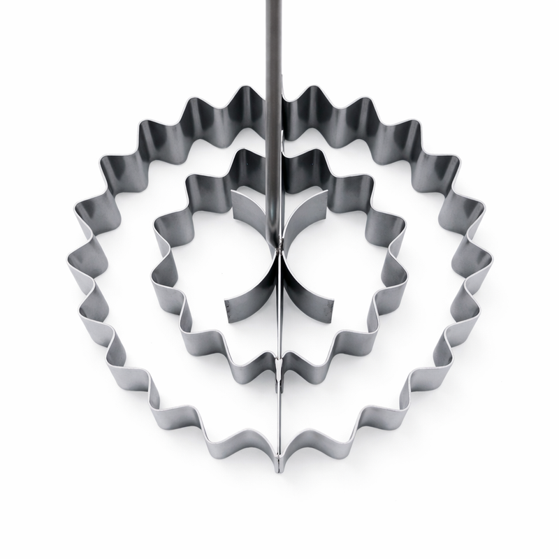 Weis Rose Cake Tin "Rosenkuechleform" - Stainless Steel - #14214
