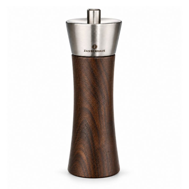 Zassenhaus Augsburg Salt & Pepper Mill - Light and Dark Walnut