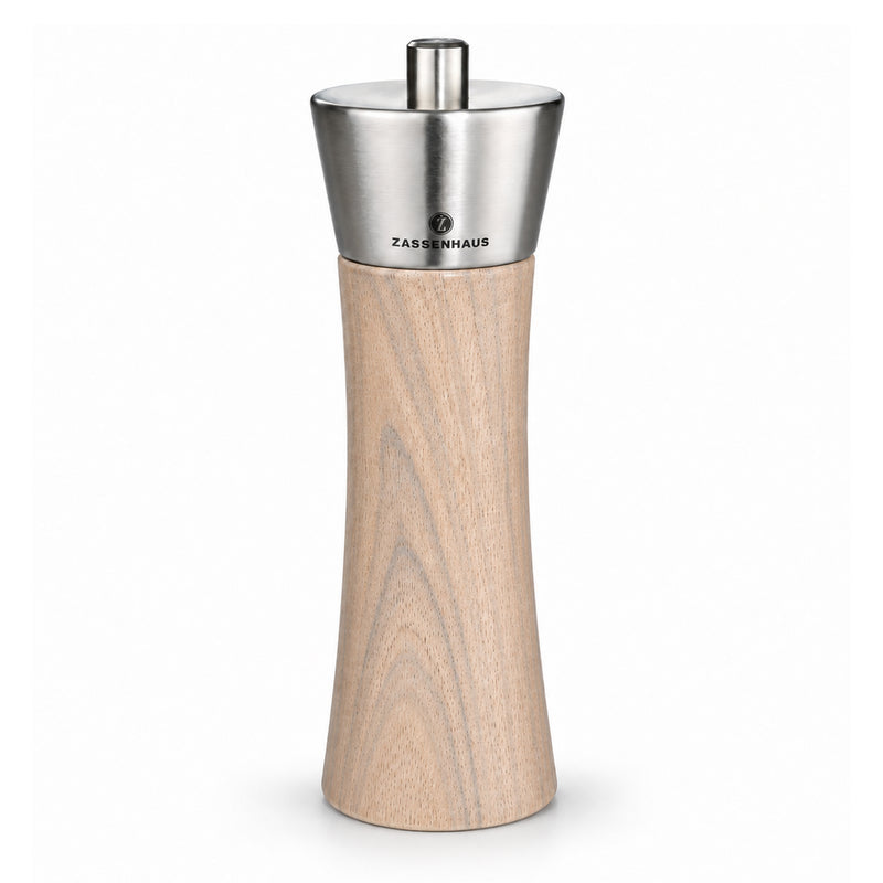 Zassenhaus Augsburg Salt & Pepper Mill - Light and Dark Walnut