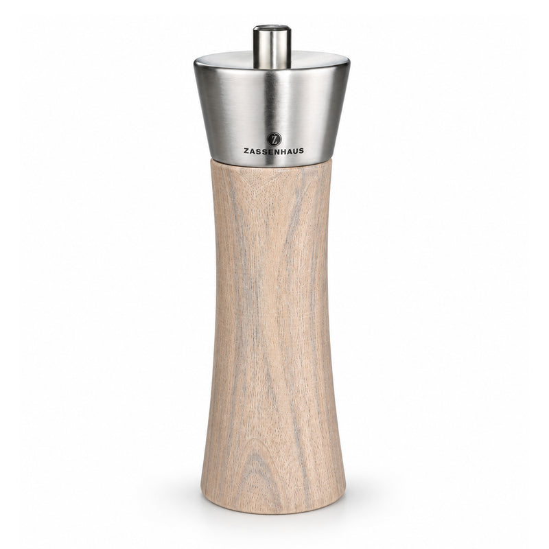 Zassenhaus Augsburg Salt & Pepper Mill - Light and Dark Walnut