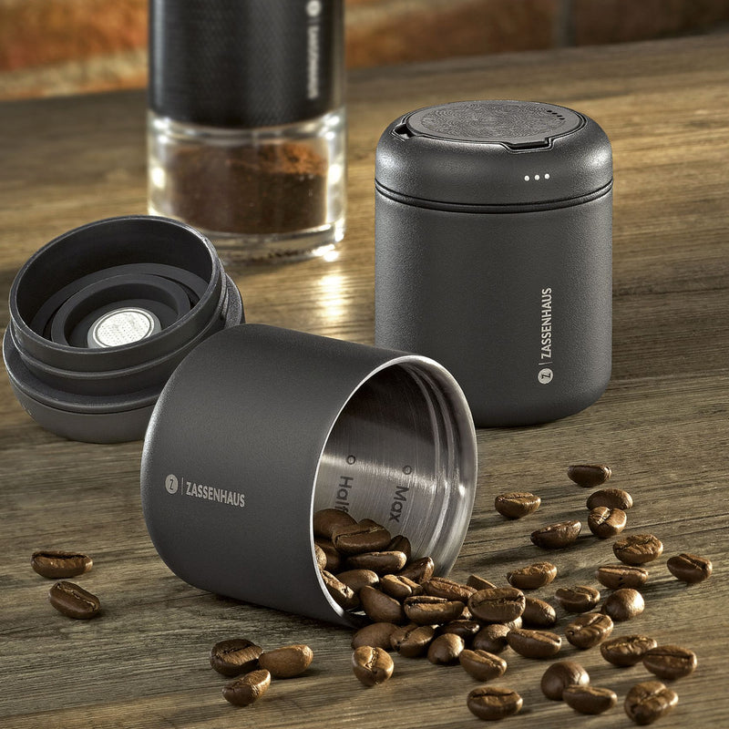 Zassenhaus AROMA コーヒー保存キャニスター（密閉式・バルブ付き）