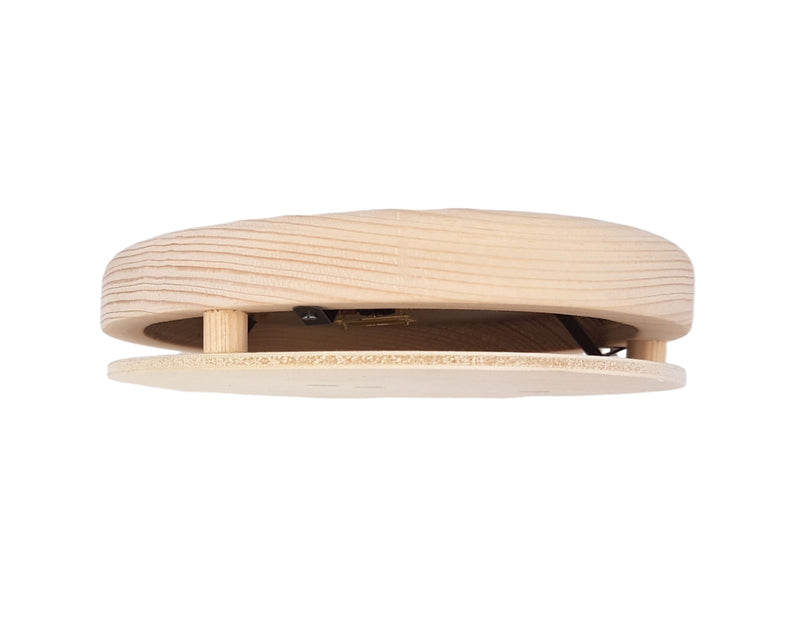 Termómetro para sauna Fischer, madera de pino, 155 mm / 6.1", 196T-03F (versión de EE. UU., Fahrenheit)