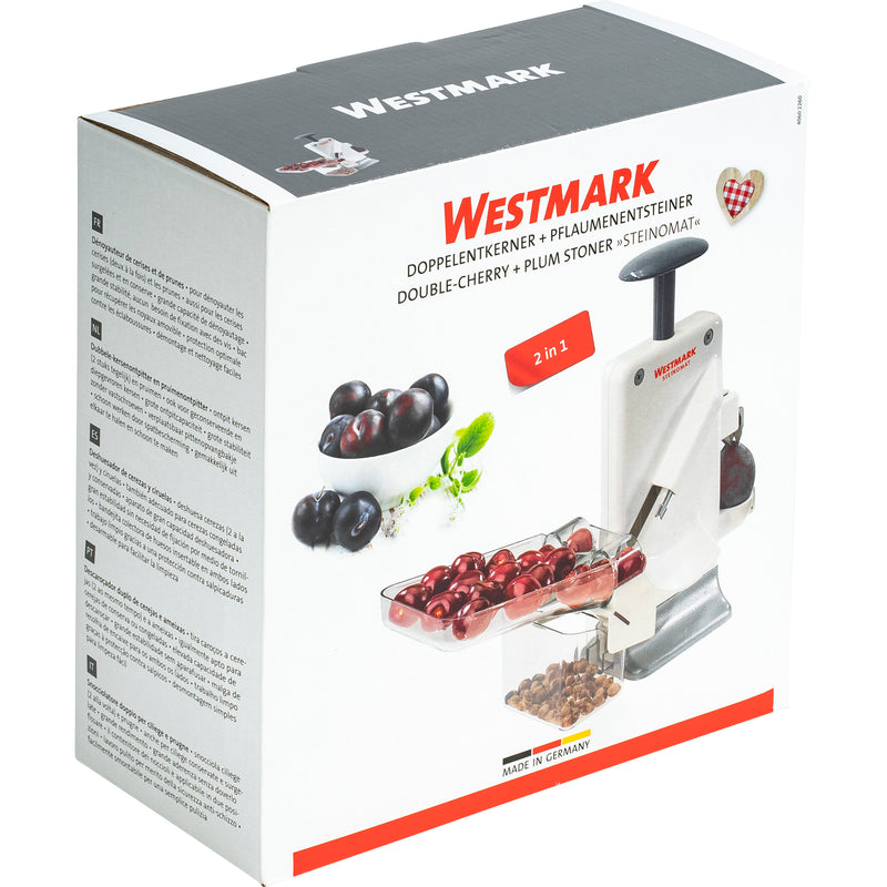 Westmark Deshuesador doble para cerezas y ciruelas "Steinomat" - #4060