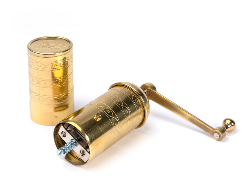 Zassenhaus Mocha Coffee Grinder / Mill HAVANNA, Polished Brass - #041002