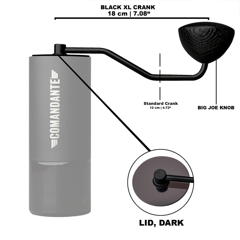 Perilla Comandante XL "Black Crank" y "BIG JOE"