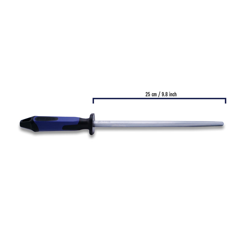 Dick COMBI Sharpening Steel 25 cm / 9.8", Square, Fine Cut & Polished - #73882-25