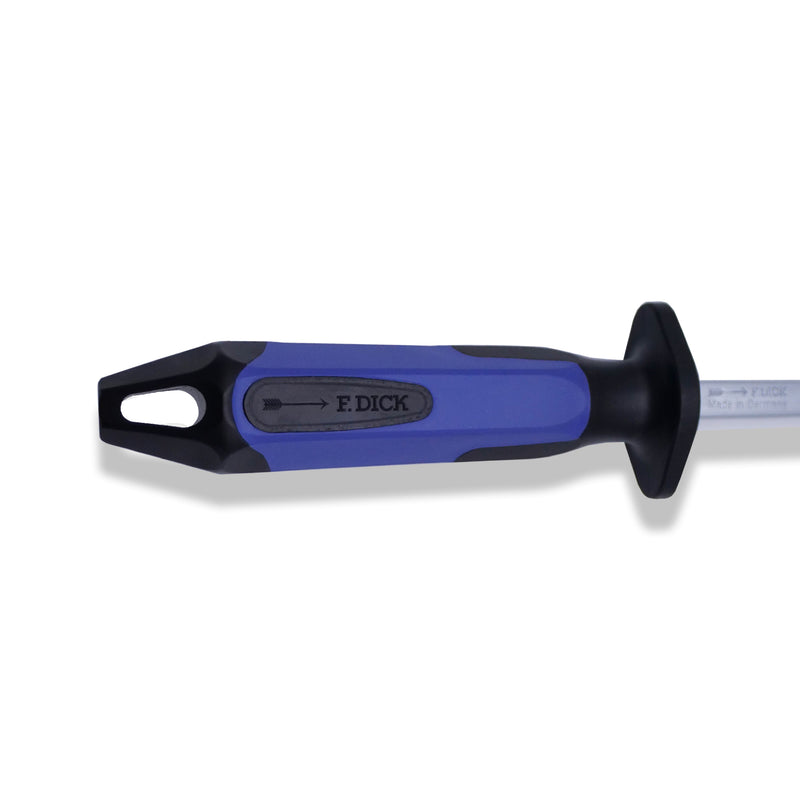Dick COMBI Sharpening Steel 25 cm / 9.8", Square, Fine Cut & Polished - #73882-25