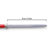 DICKORON CLASSIC Sharpening Steel, Sapphire Cut, Oval, 30 cm / 11.8'' - #75983-30