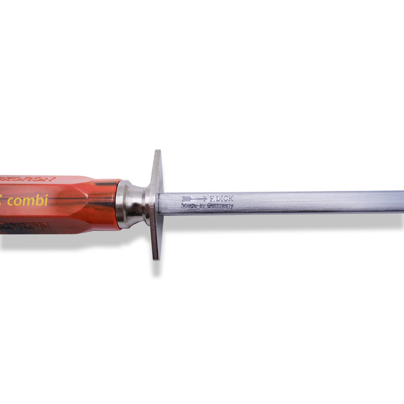 Dick COMBI Sharpening Steel, Sapphire/Polished Cut, Square, 30 cm / 11.8-Inch - #75982-30