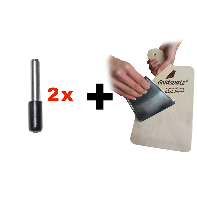 2 x Pasador para prensa de spaetzle Westmark o Goldspatz (pieza de repuesto)